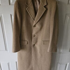 Men's Jos A Bank Executive Collection Camel Hair Overcoat